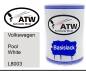 Preview: Volkswagen, Pool White, L8003: 500ml Lackdose, von ATW Autoteile West.